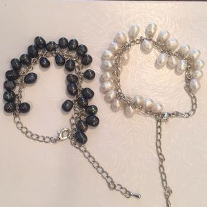 2 Pearl Bracelets Bundle
